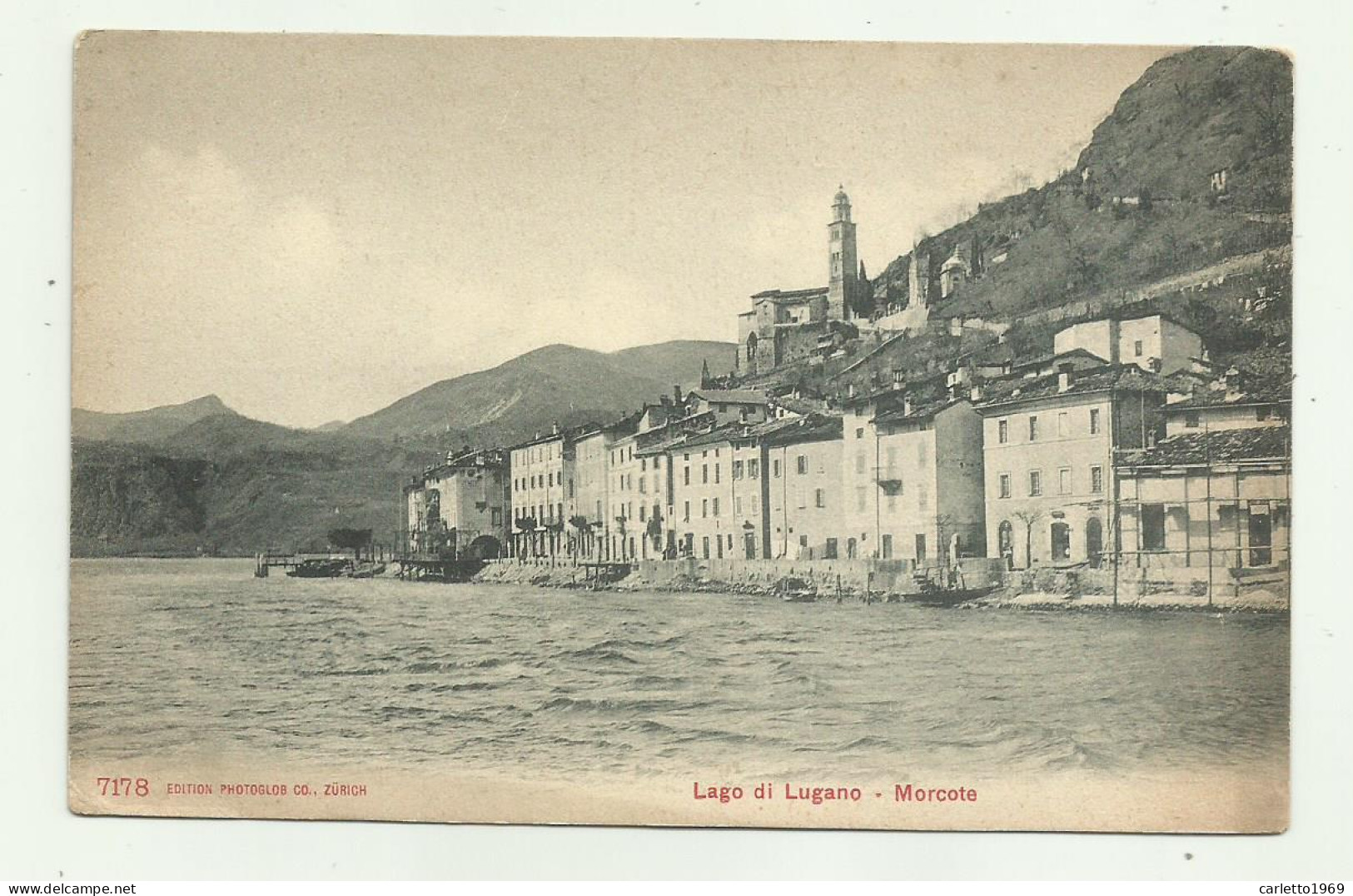 LAGO DI LUGANO - MORCOTE  - NV FP - Lugano