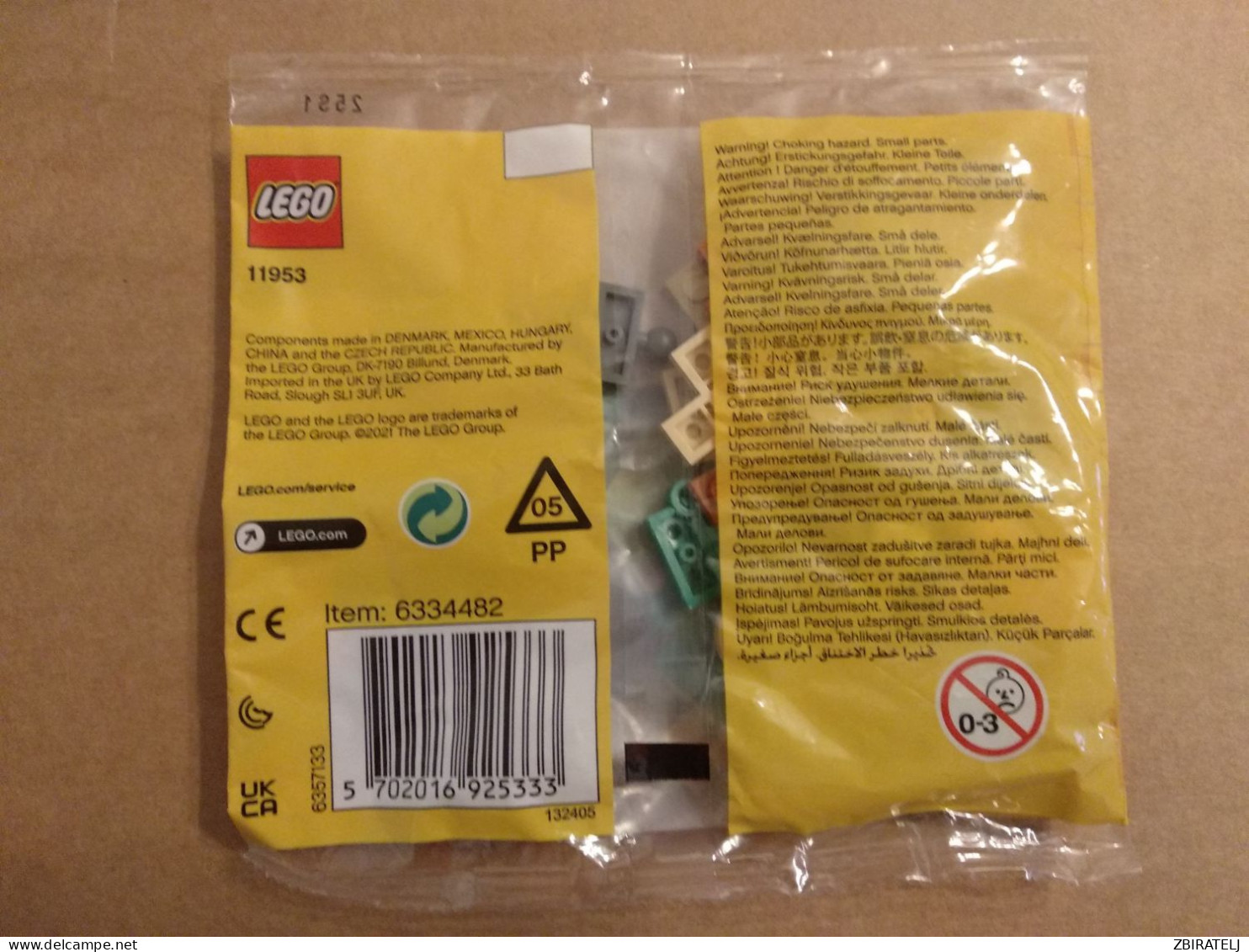 LEGO Creator 11953 Polybag GECKO Brand New Sealed SET - Poppetjes