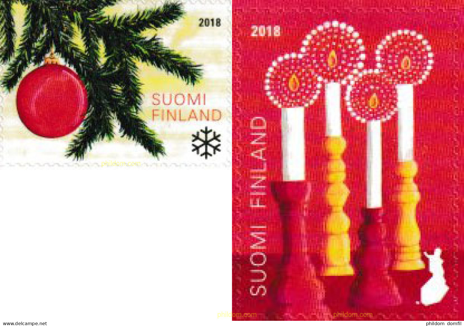 607404 MNH FINLANDIA 2018 NAVIDAD - Unused Stamps