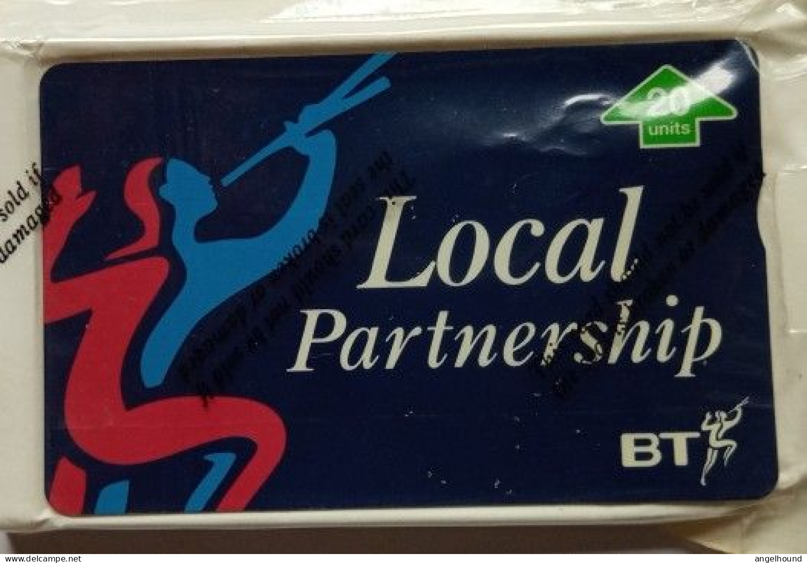 UK BT 20 Units Landis And Gyr " Local Partnership " - BT Emissions Publicitaires