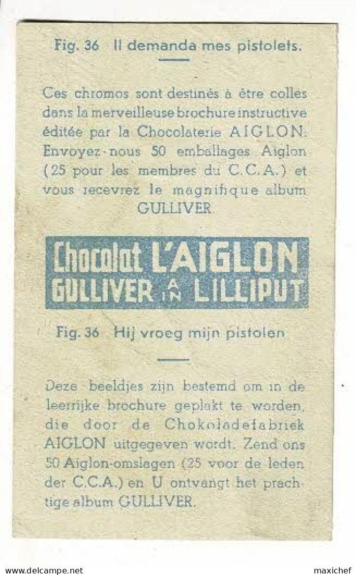 Image Album Gulliver - Fig N° 36, Il Demande Mes Pistolets - Aiglon
