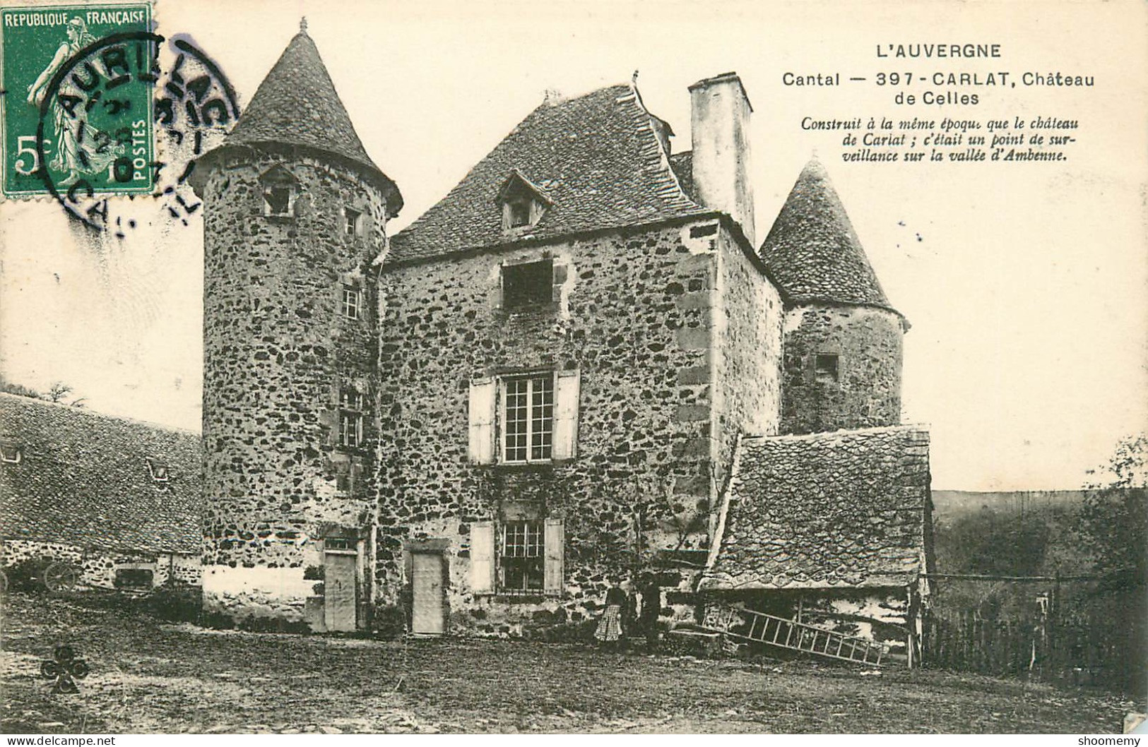 CPA Carlat-Château De Celles-397-Timbre    L2381 - Carlat