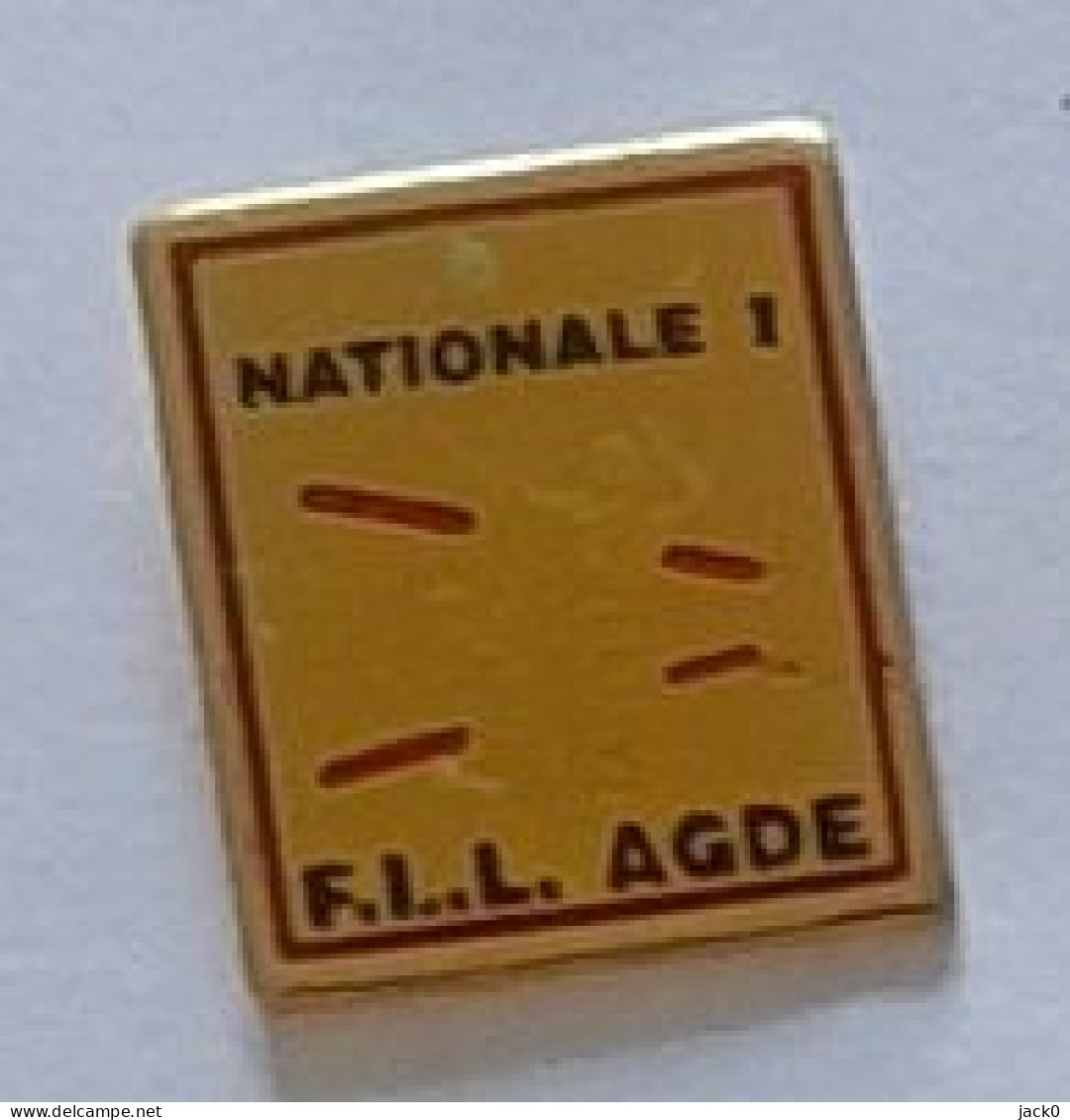Pin's  Ville, Sport  Volleyball  NATIONALE 1  F.L.L  AGDE  ( 34 ) - Volleyball