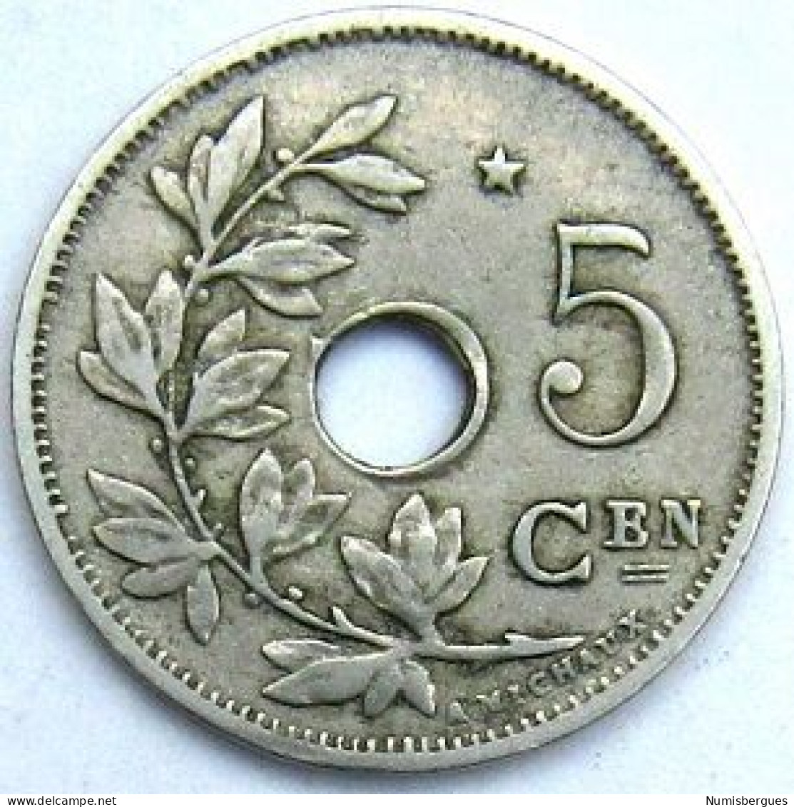 Pièce De Monnaie 5 Centimes 1930 Version Belgie - 5 Cent