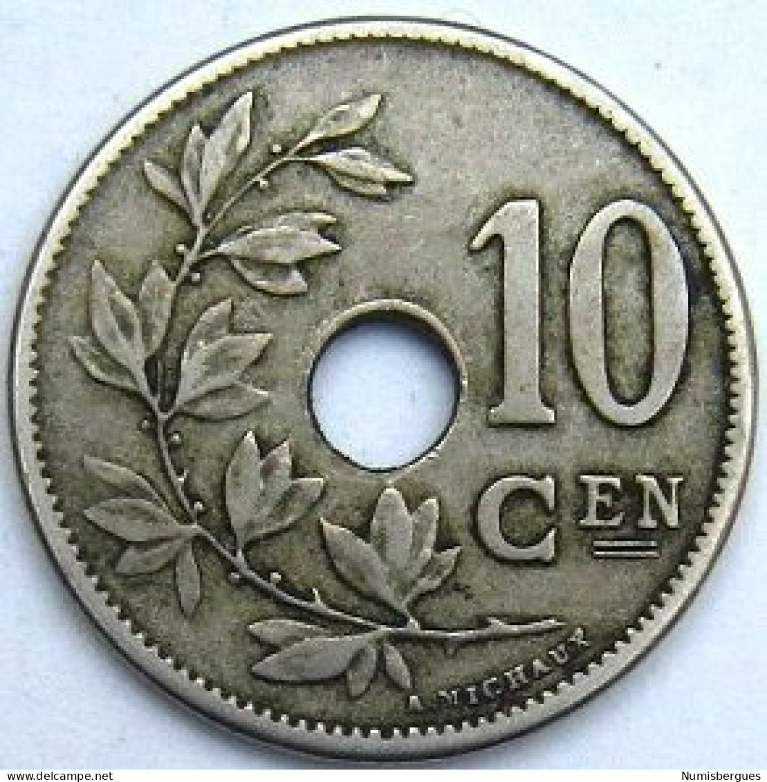 Pièce De Monnaie 10 Centimes 1905    Version Belgie - 10 Cents