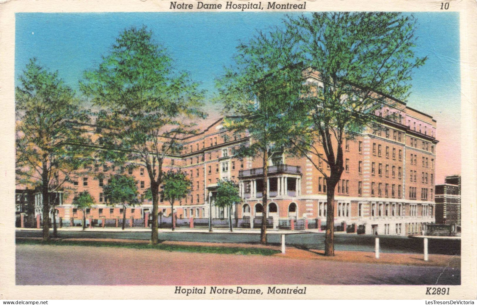 CANADA - Montréal - Notre Dame Hôpital - Colorisé -  Carte Postale Ancienne - Montreal