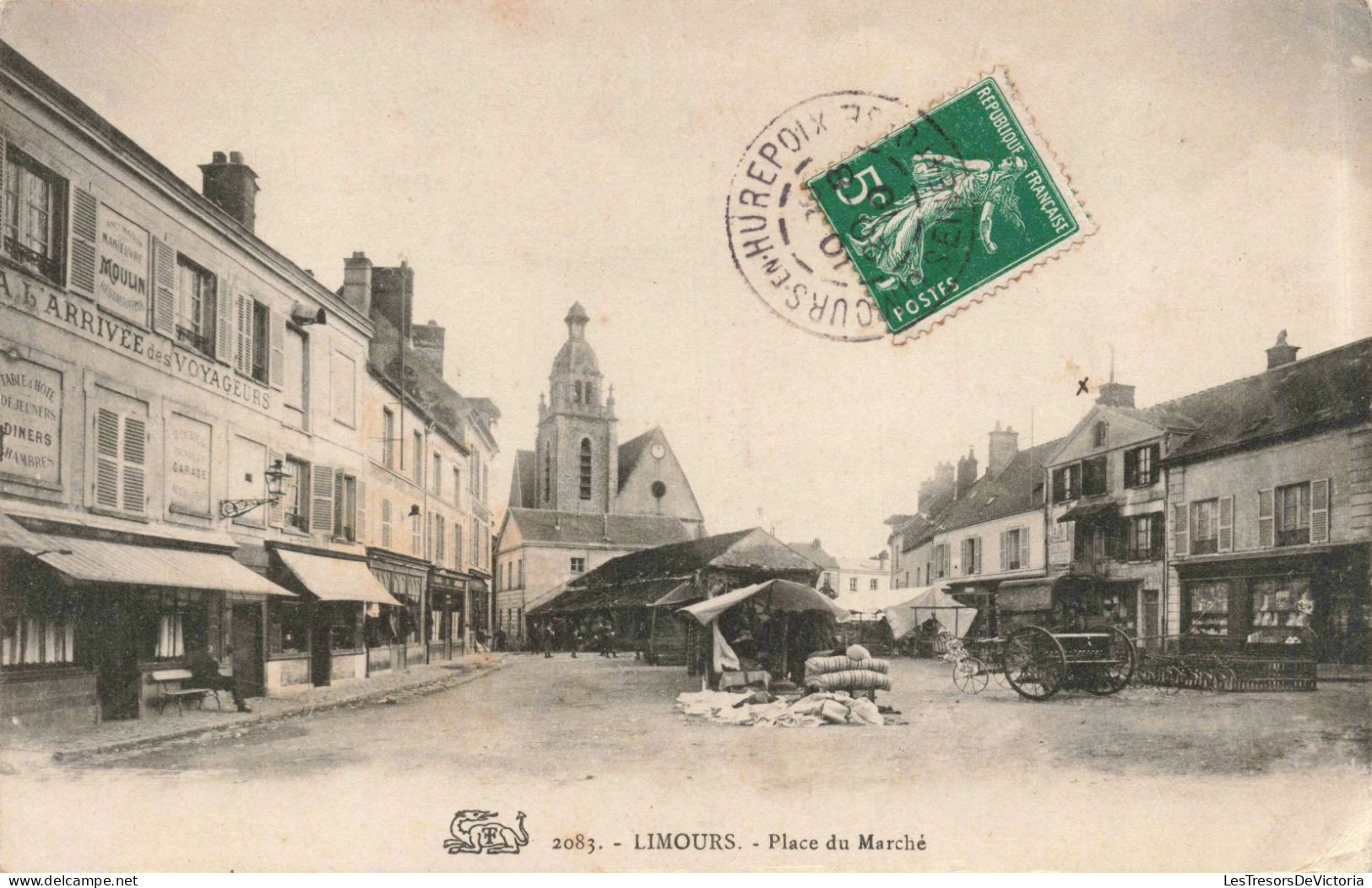 FRANCE - Limours - Place Du Marché - Carte Postale Ancienne - Limours