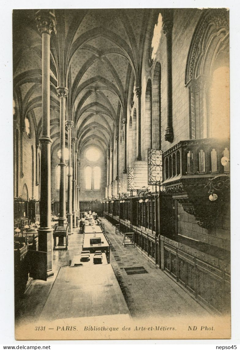 Paris.Bibliothèque Des Arts Et Métiers - Bibliothèques