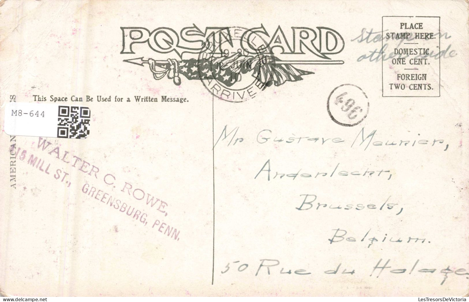 ETATS UNIS - Colorado State Flower - Mount Of The Holy Cross - Carte Postale Ancienne - Other & Unclassified