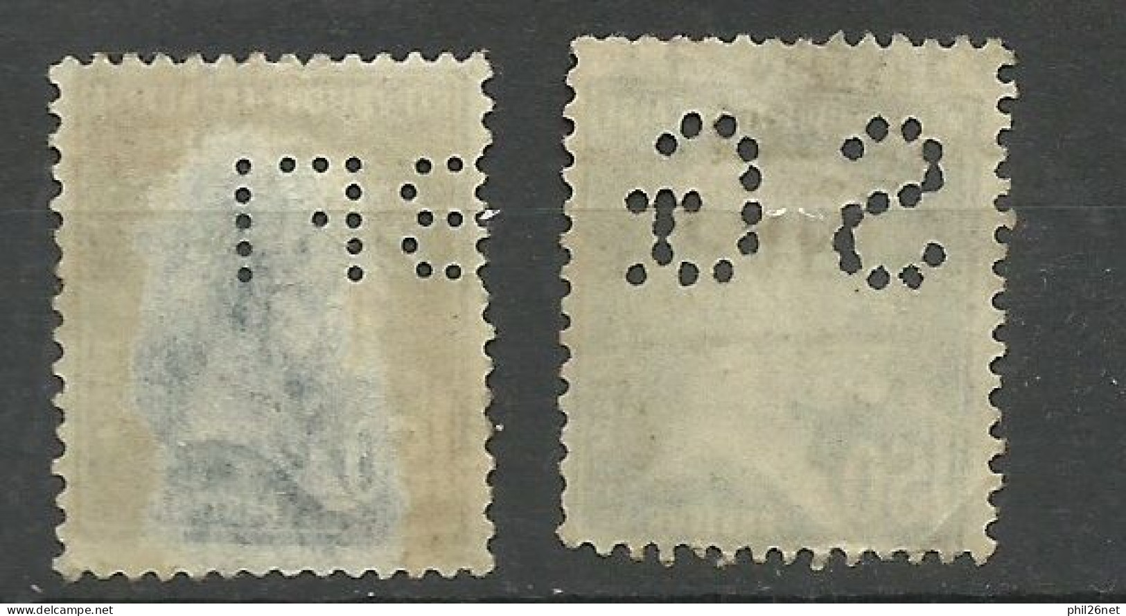 France  N° 181 Perforés  BFI  Et SG       Oblitérés    AB/TB      Voir Scans       Soldé ! ! ! - Oblitérés