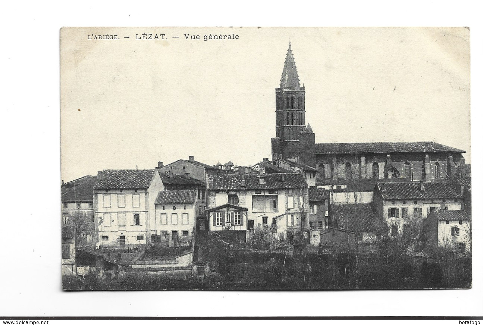 CPA DPT 09  LEZAT  En 1910 - Lezat Sur Leze