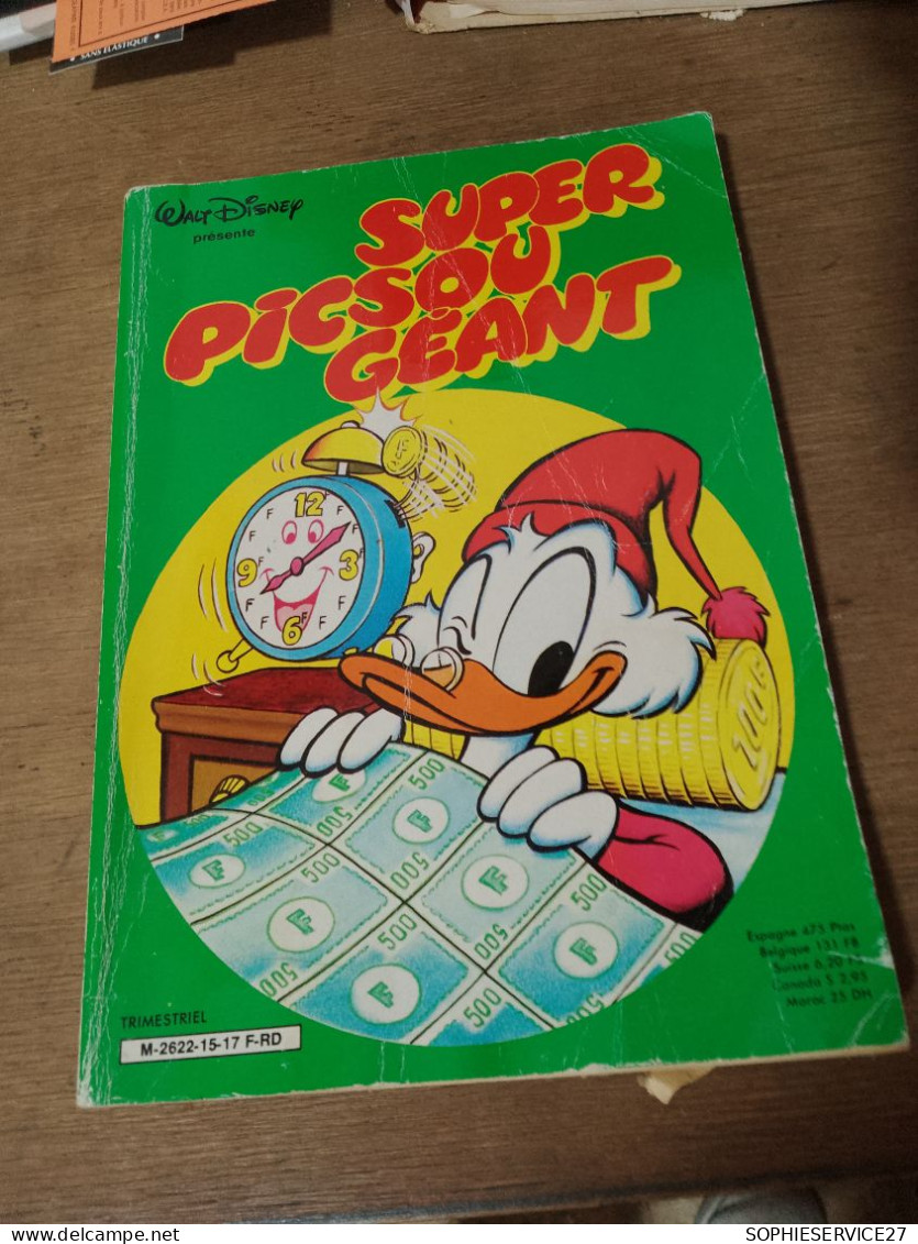 132 /  SUPER PICSOU GEANT  N° 15  1986 - Picsou Magazine