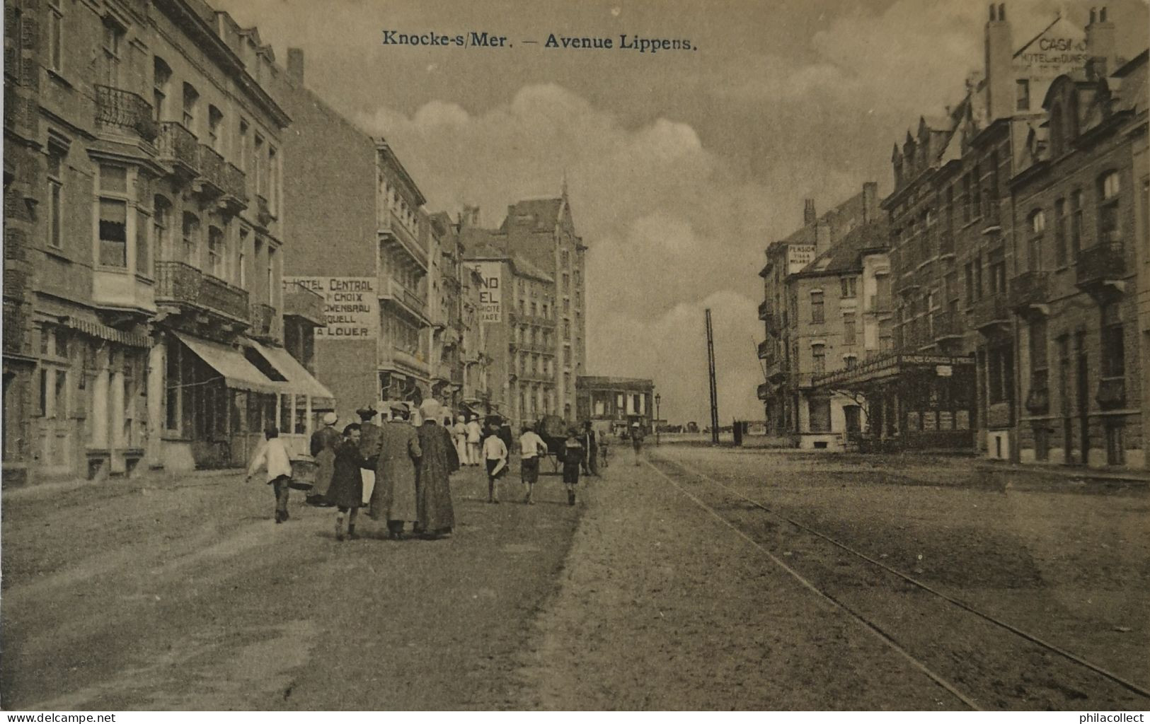 Knocke S/Mer (Knokke) Avenue Lippens (niet Standaard Zicht) 19?? - Knokke