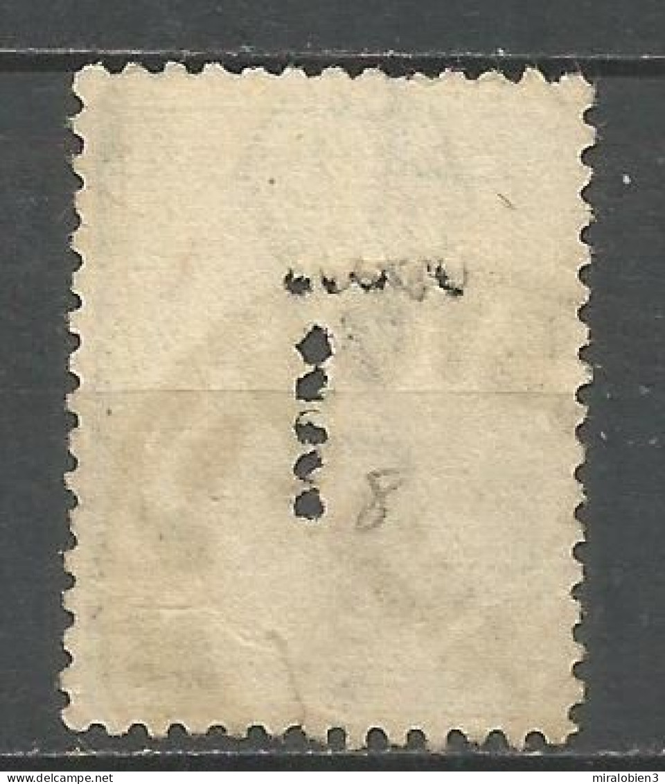 AUSTRALIA YVERT NUM. 8 USADO PERFORADO -TIENE UNA ROTURA PARTE INFERIOR- VALOR CATALOGO 30 EUROS PERFORE PERFORATED - Used Stamps