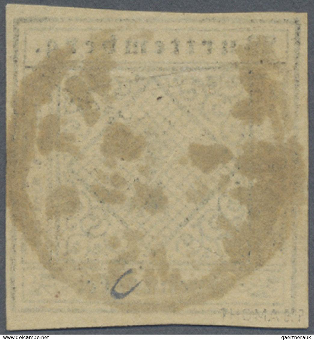 Württemberg - Marken Und Briefe: 1851, 1 Kr Schwarz Auf Mittelchromgelb, Type II - Autres & Non Classés