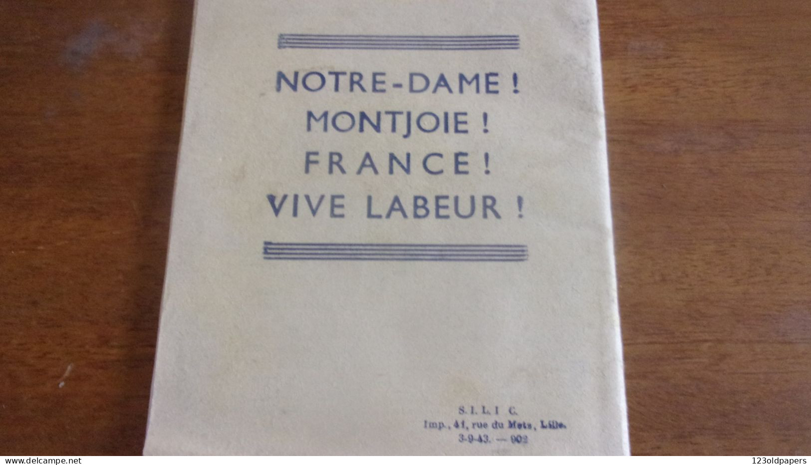 LE GRAND RETOUR 28 MARS 1943 VIERGE  NOTRE DAME  MONTJOIE FRANCE VIVE LABEUR  41 PAGES - Religión