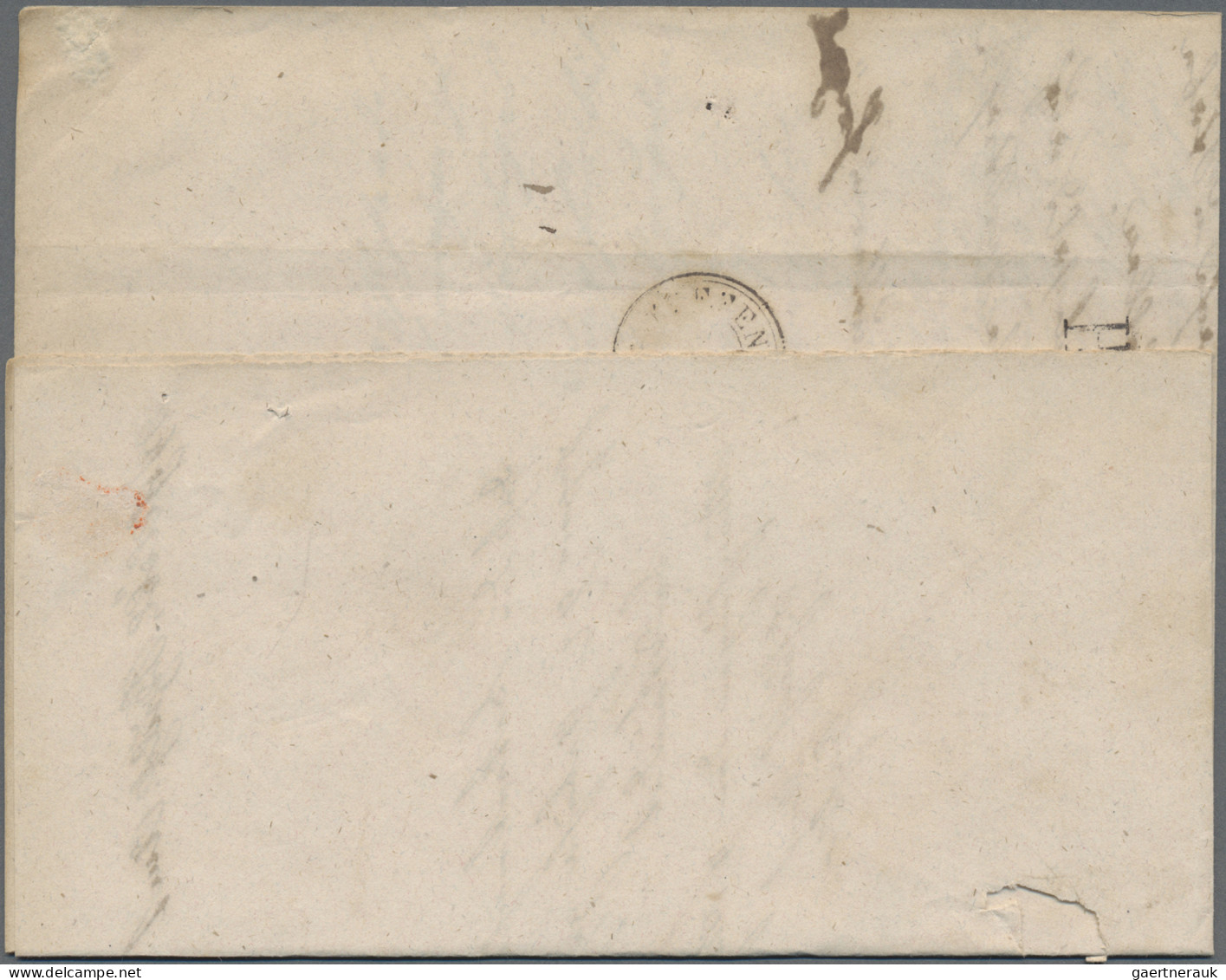Württemberg - Postablagen: 1864/65, HEMMINGEN, Postablage-L1 Sauber Auf Doppelt - Other & Unclassified