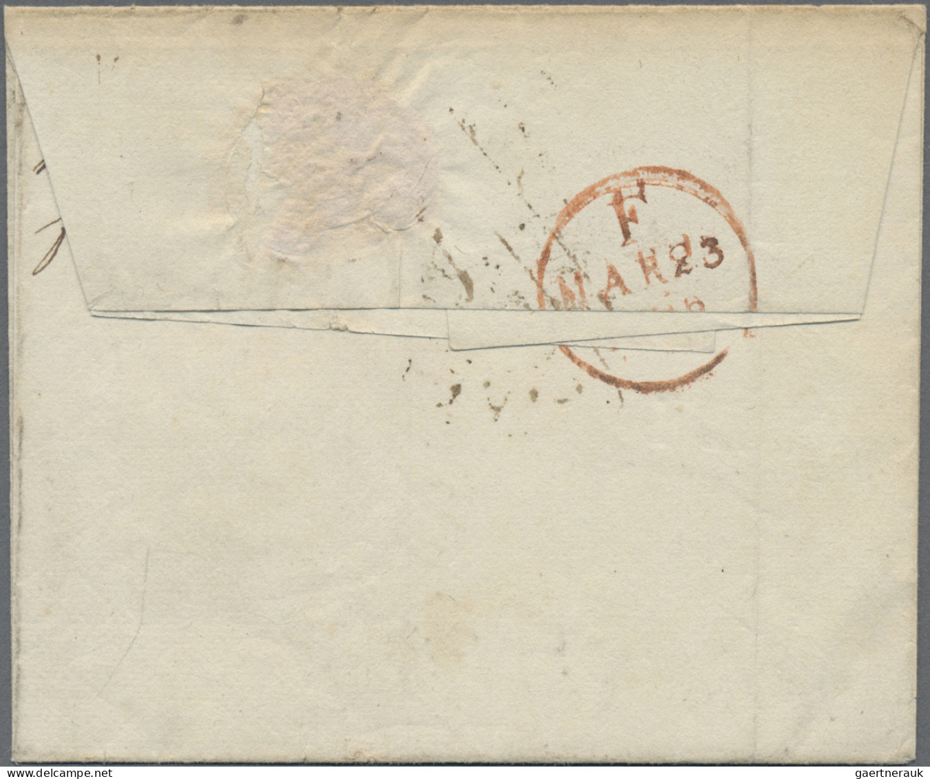 Transatlantikmail: 1803 Entire From Nourse, Boston To London Via Liverpool, Date - Europe (Other)