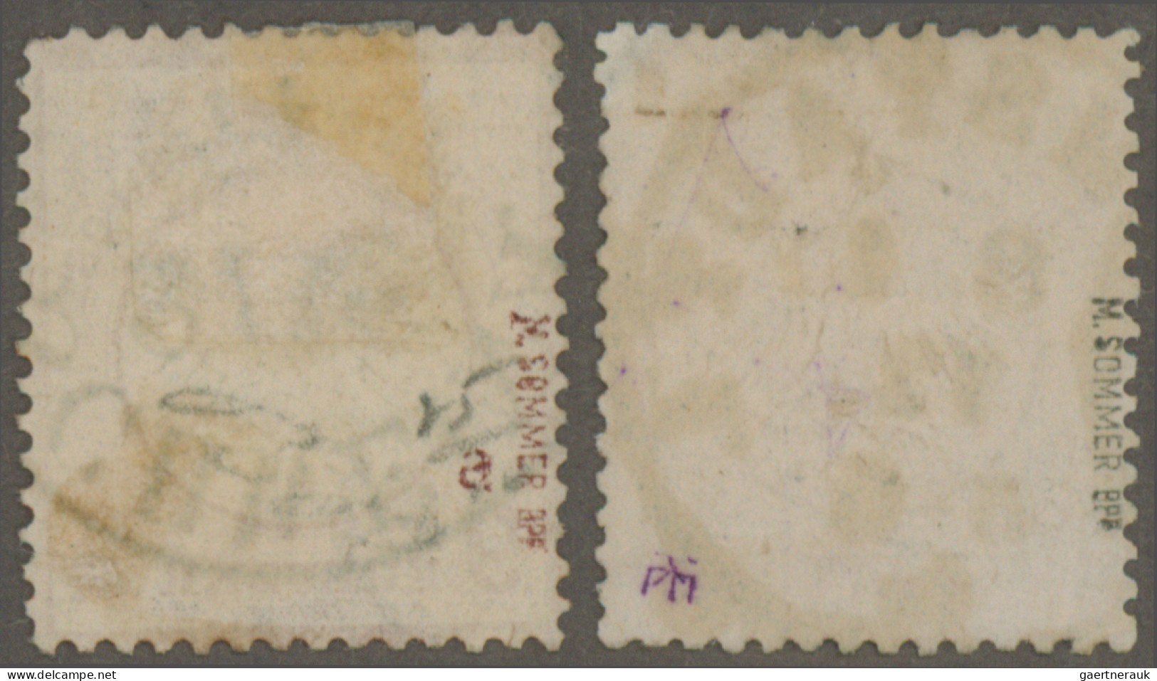 Deutsches Reich - Brustschild: 1872, Kleiner Brustschild 18 Kr. Ockerbraun Und A - Used Stamps