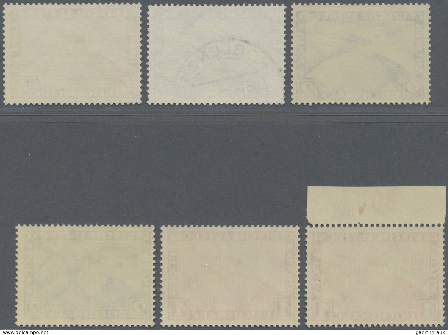 Deutsches Reich - Weimar: 1928 -1933, Zeppelinmarken 2 RM, 4 RM Und 1 RM, Tadell - Oblitérés