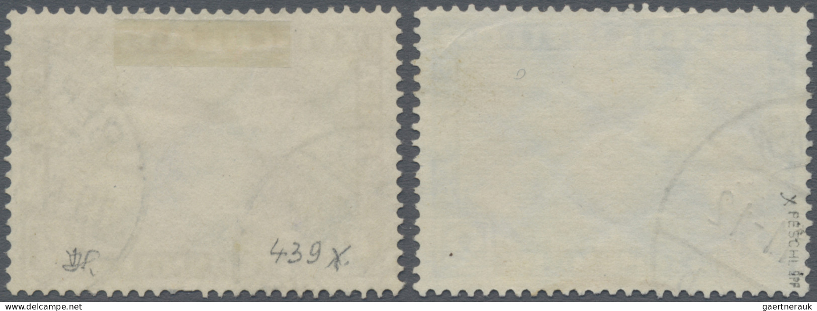 Deutsches Reich - Weimar: 1930, Zeppelinmarken Zur 1. Südamerikafahrt 2 M. Und 4 - Used Stamps