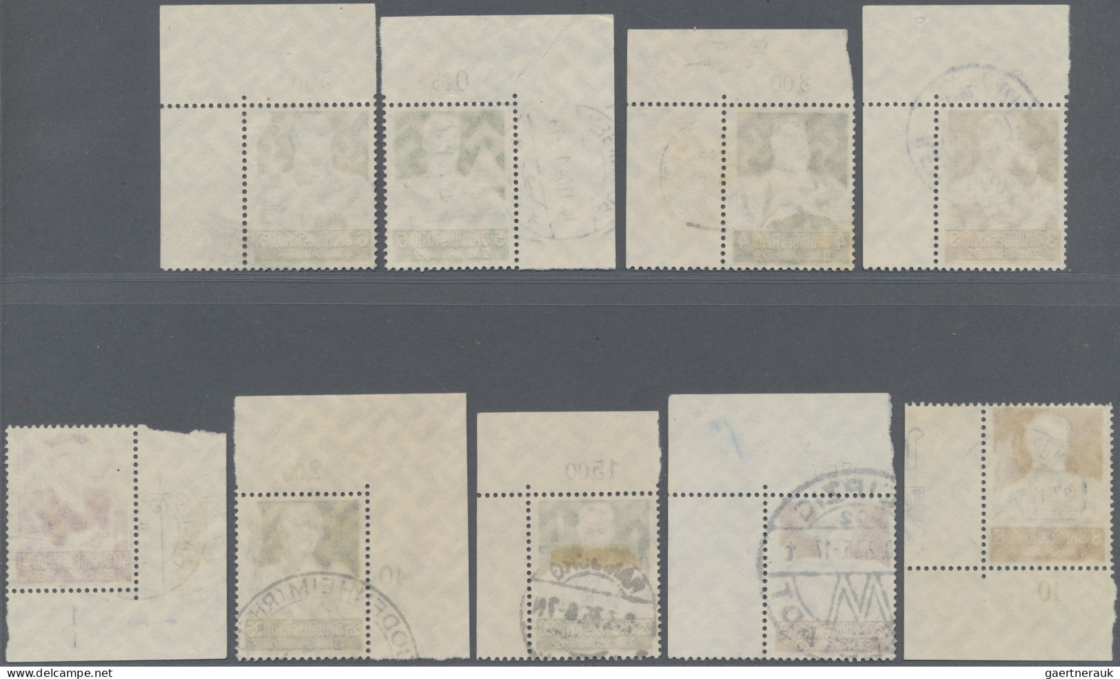 Deutsches Reich - 3. Reich: 1934, Nothilfe Stände, 3 Pf - 40 Pf, Dekorativer Und - Used Stamps