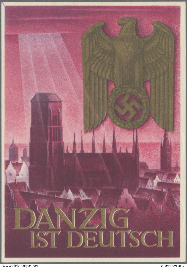 Deutsches Reich - 3. Reich: 1939, Danzig-Abschied, Kompletter Satz Als Zusatzfra - Otros & Sin Clasificación