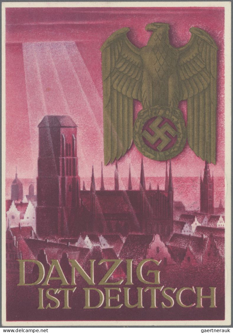 Deutsches Reich - 3. Reich: 1939, Danzig-Abschied, Kompletter Satz Als Zusatzfra - Sonstige & Ohne Zuordnung