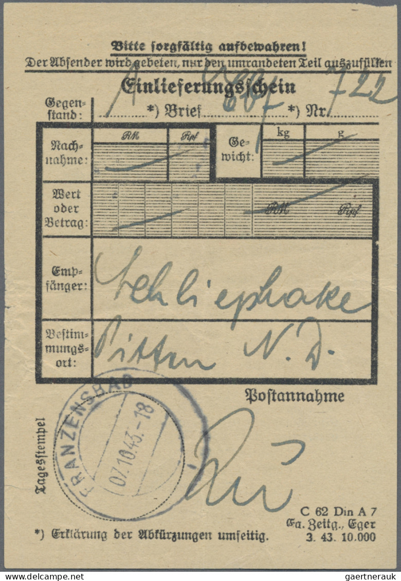 Deutsches Reich - 3. Reich: 1943, 15 (+10) Pfg Heldengedanktag (I), UNGEZÄHNTES - Brieven En Documenten