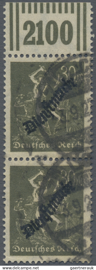 Deutsches Reich - Dienstmarken: 1923, Dienstmarke 30 M Mit Aufdruck, Senkrechtes - Officials