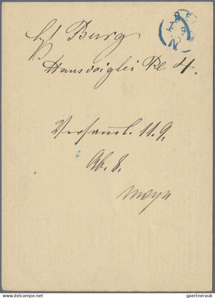 Deutsches Reich - Privatpost (Stadtpost): BERLIN/Briefexpedition 1873, (2 Pf.) F - Privatpost