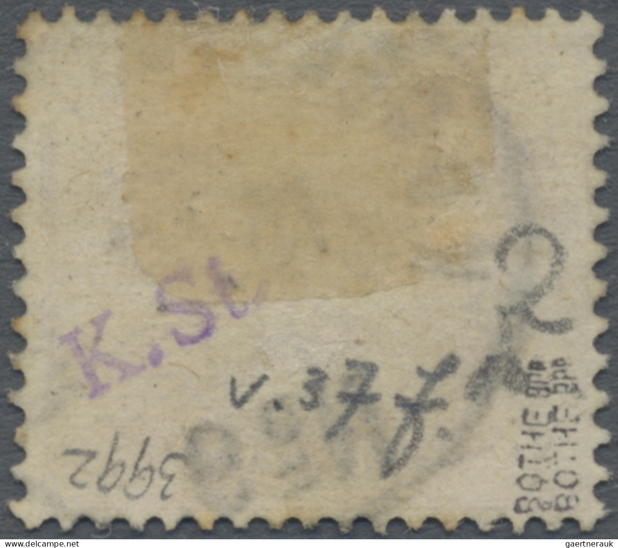 Deutsche Post In China - Vorläufer: 2 Mk. Rötlichkarmin, Mit Stempel K.D. FELD-P - Deutsche Post In China