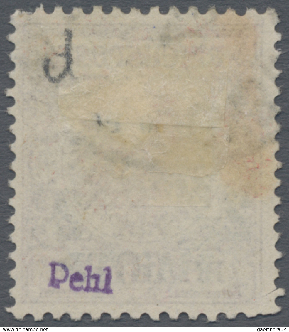 Deutsche Post In Der Türkei: 1889, Freimarke 2½ PIA Auf 50 Pf Mittelbraunrot, En - Turchia (uffici)