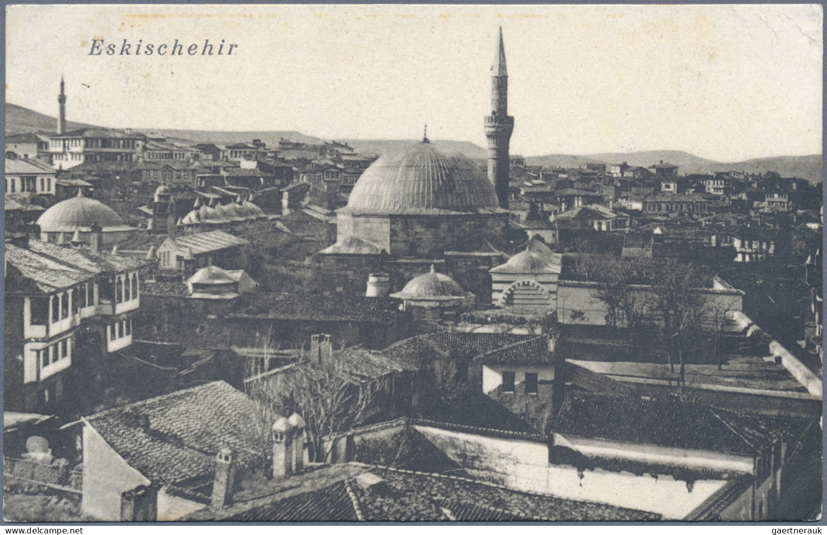 Militärmission: 1916 - 1917, MIL.MISS.KONSTANTINOPEL Auf Zwei FP-Karten Mit Zwei - Deutsche Post In Der Türkei