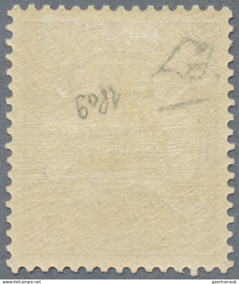 Deutsch-Neuguinea - Britische Besetzung: 1914: 1 D. Auf 3 Pf. Dunkelockerbraun, - Nueva Guinea Alemana