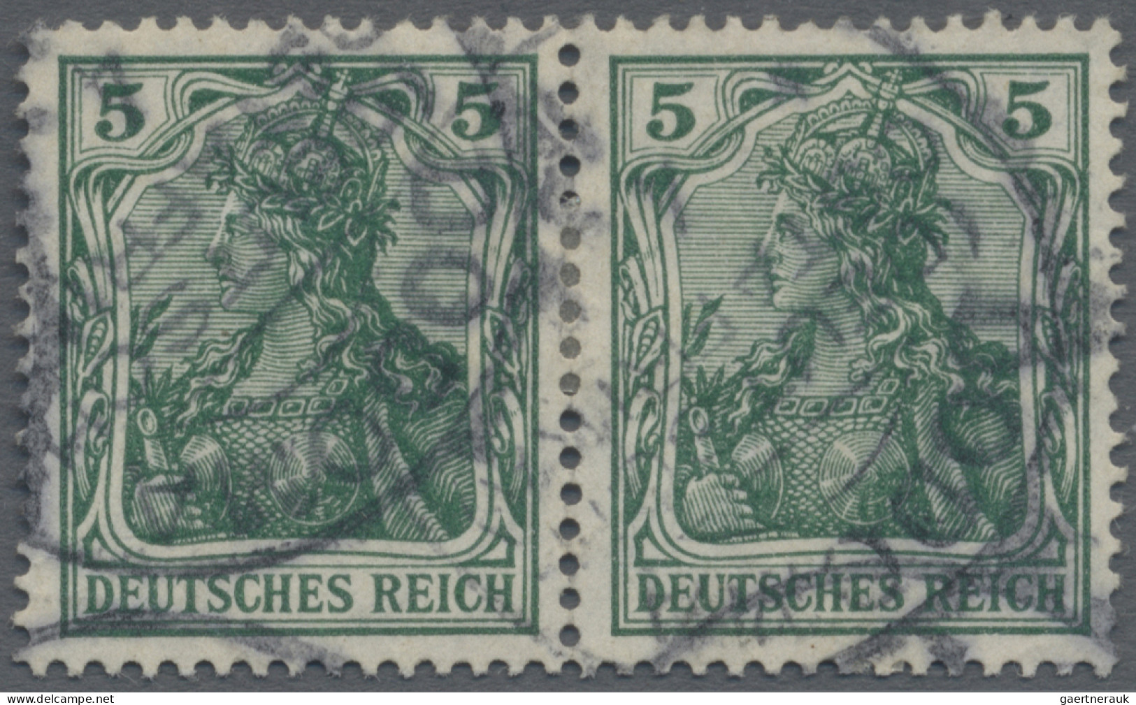 Deutsch-Ostafrika: 1915, Deutsch-Ostafrika. "Königsberg" Marke. Michel # IIb (€ - German East Africa