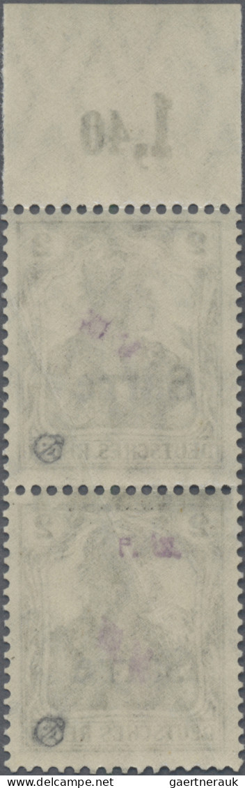 Deutsche Abstimmungsgebiete: Saargebiet: 1920, 2 Pf Sarre-Germania Gelbgrau Im S - Unused Stamps