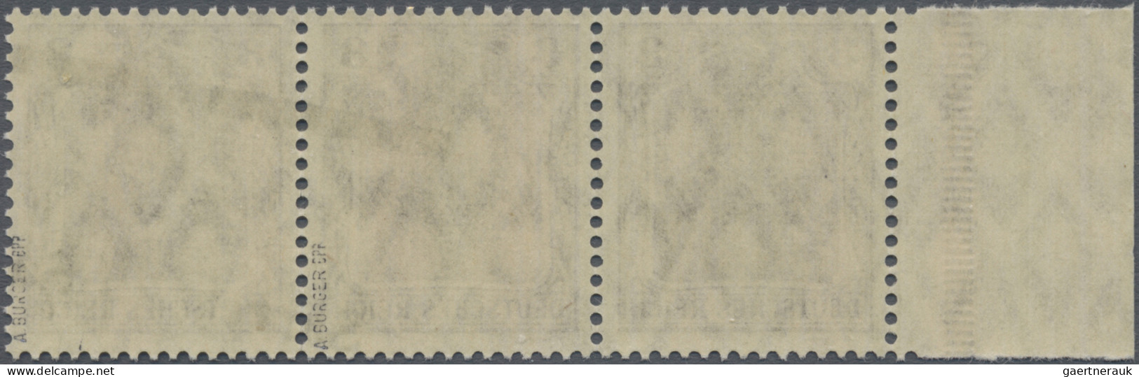 Deutsche Abstimmungsgebiete: Saargebiet: 1920, Germania Sarre 3 Pf. Dunkelockerb - Unused Stamps