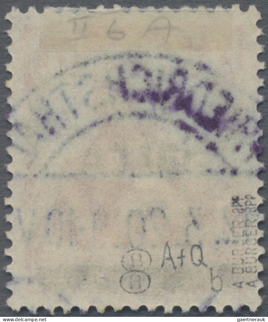 Deutsche Abstimmungsgebiete: Saargebiet: 1920, 7½ Pfg. Mit Aufdrucktype II In De - Gebraucht