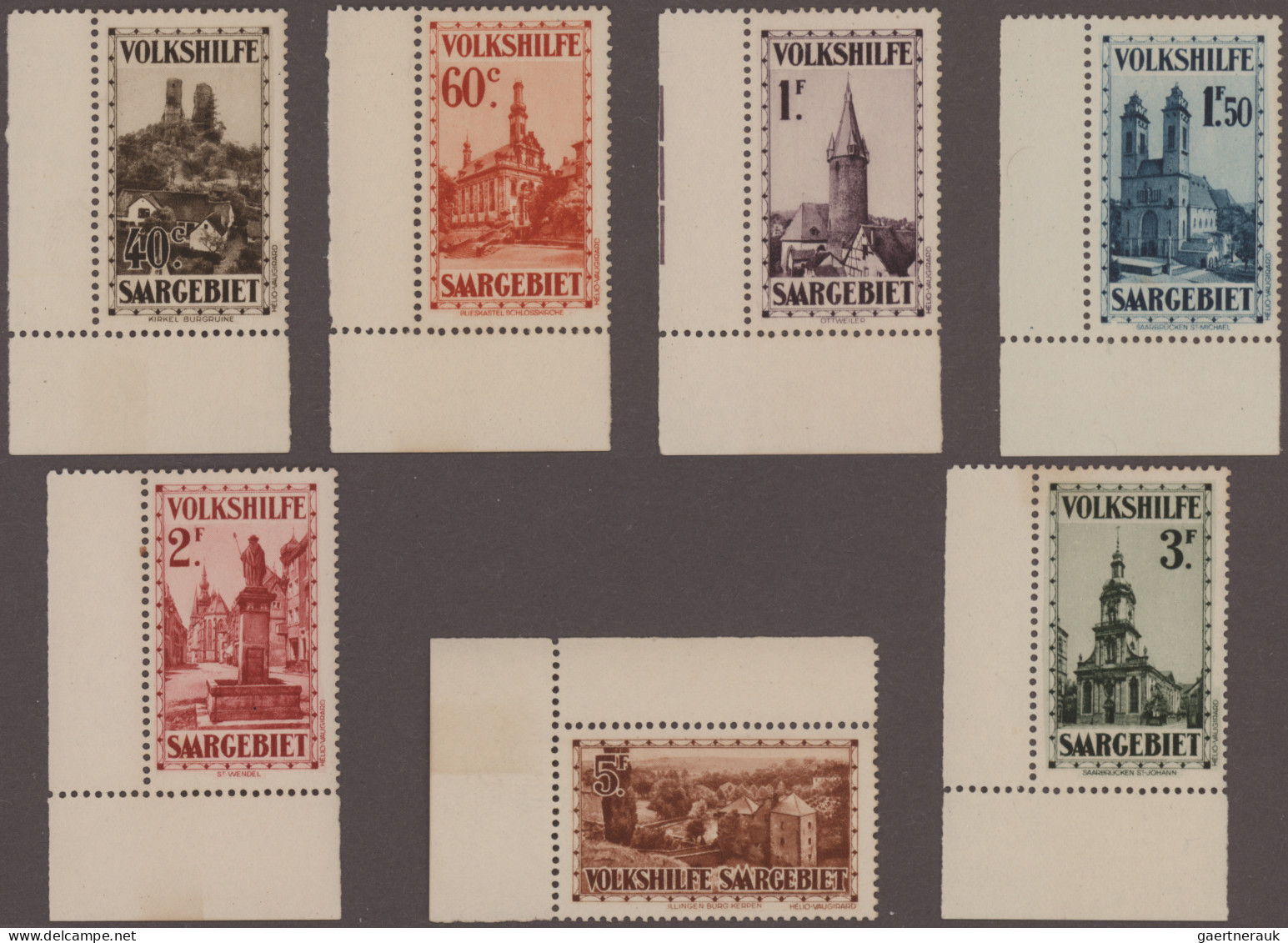 Deutsche Abstimmungsgebiete: Saargebiet: 1921 - 1932, Landschaftsbilder (I), 17 - Neufs