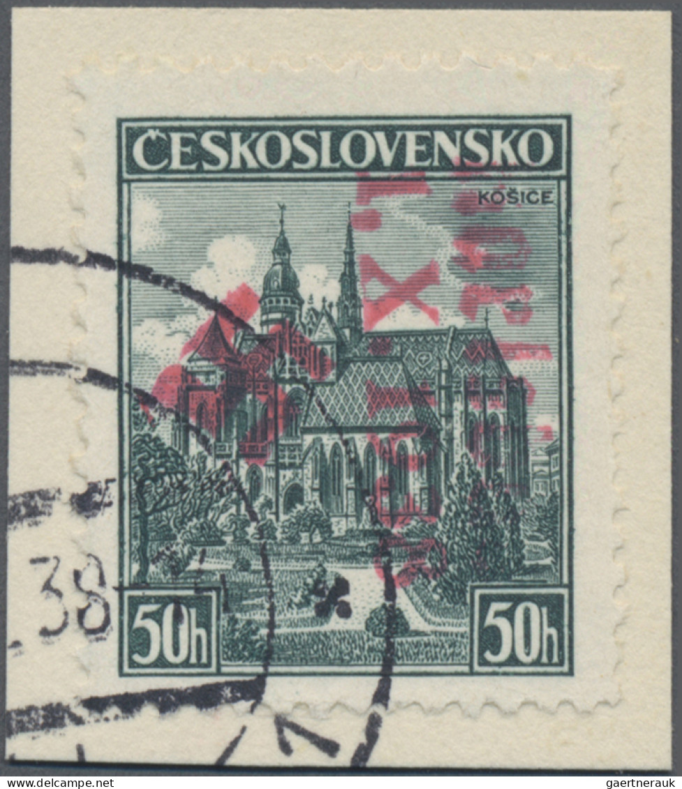 Sudetenland - Karlsbad: 1938, Sonderausgabe "Briefmarkenausstellung In Kaschau ( - Sudetenland