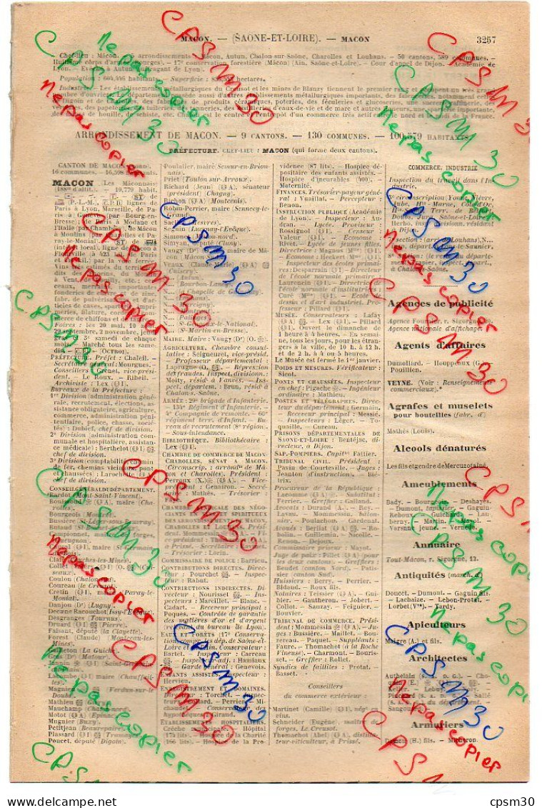 ANNUAIRE - 71 - Département Saone Et Loire - Année 1918 - édition Didot-Bottin - 64 Pages - Annuaires Téléphoniques