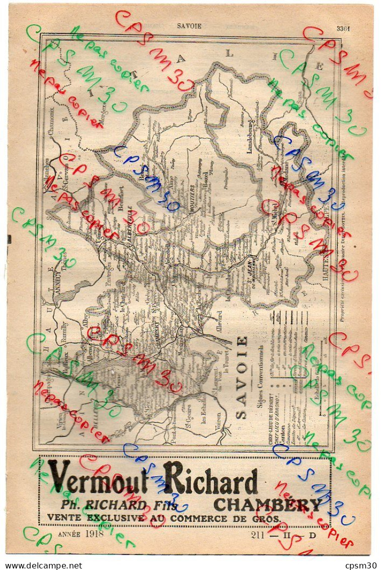 ANNUAIRE - 73 - Département Savoie - Année 1918 - édition Didot-Bottin - 29 Pages - Telephone Directories