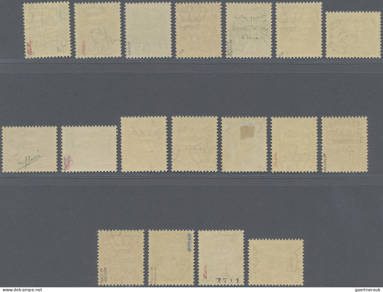 Dt. Besetzung II WK - Zara: 1943, 5 C Bis 10 L Freimarken, 14 Postfrische Werte( - Besetzungen 1938-45