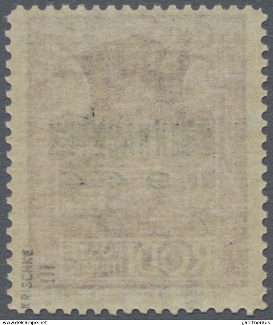 Feldpostmarken: 1944, INSEL RHODOS, Zulassungsmarke, Type III, Postfrisches Prac - Sonstige & Ohne Zuordnung