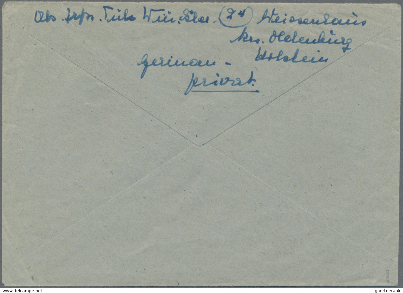 Deutsche Lokalausgaben Ab 1945: KIEL (RPD-Bezirk),1945, Zwei R-Briefe Mit R-Zett - Other & Unclassified