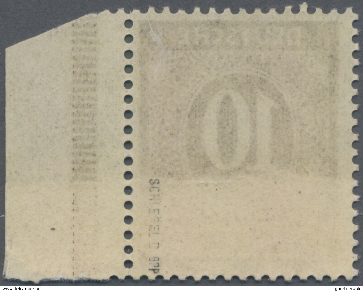 Alliierte Besetzung - Gemeinschaftsausgaben: 1946, Ziffer 10 Pfg. Braun Mit GEKL - Other & Unclassified