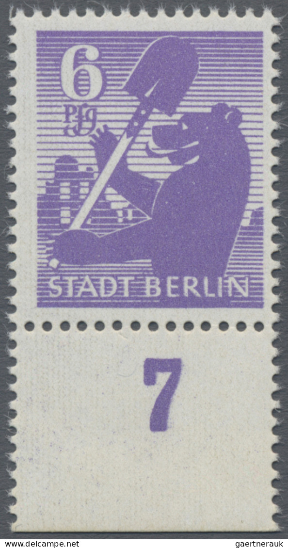 Sowjetische Zone - Berlin Und Brandenburg: 1945, 6 Pf Berliner Bär In Der Guten - Sonstige & Ohne Zuordnung