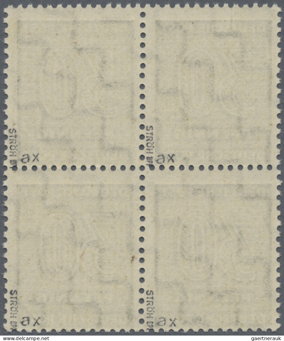 Sowjetische Zone - West-Sachsen: 1945, Freimarken Ziffern 30 Pfg. Bräunlicholiv, - Other & Unclassified