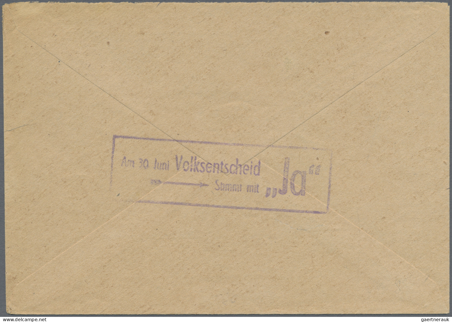 Sowjetische Zone - West-Sachsen: 1946, Abschiedsserie 8 Pf, Graues Papier Ohne W - Other & Unclassified